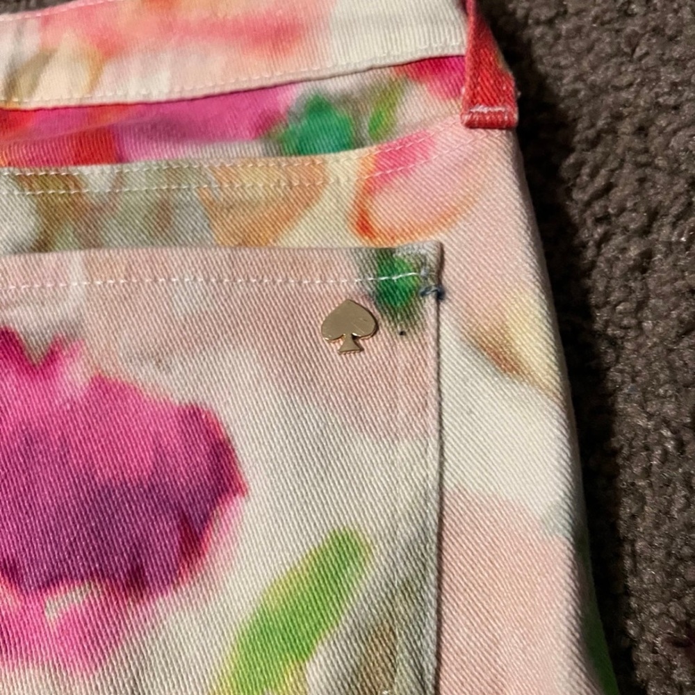 Kate spade floral jeans